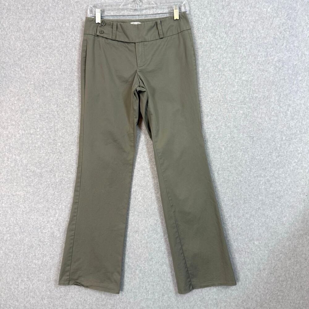 Vtg Y2K Old Navy Low Waist Trouser Pants Size 2 Stretch Preppy Academia 2005